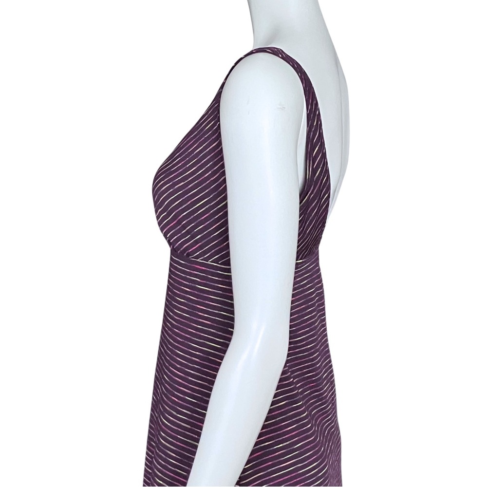 Prana Purple Striped Ivy Tank Athleisure Dress. Small. Gorpcore Gorp Backless - Picture 8 of 13
